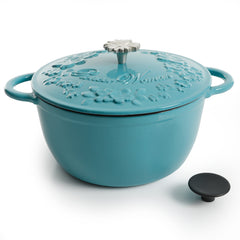 Timeless Beauty 5-Quart Dutch Oven, Turquoise
