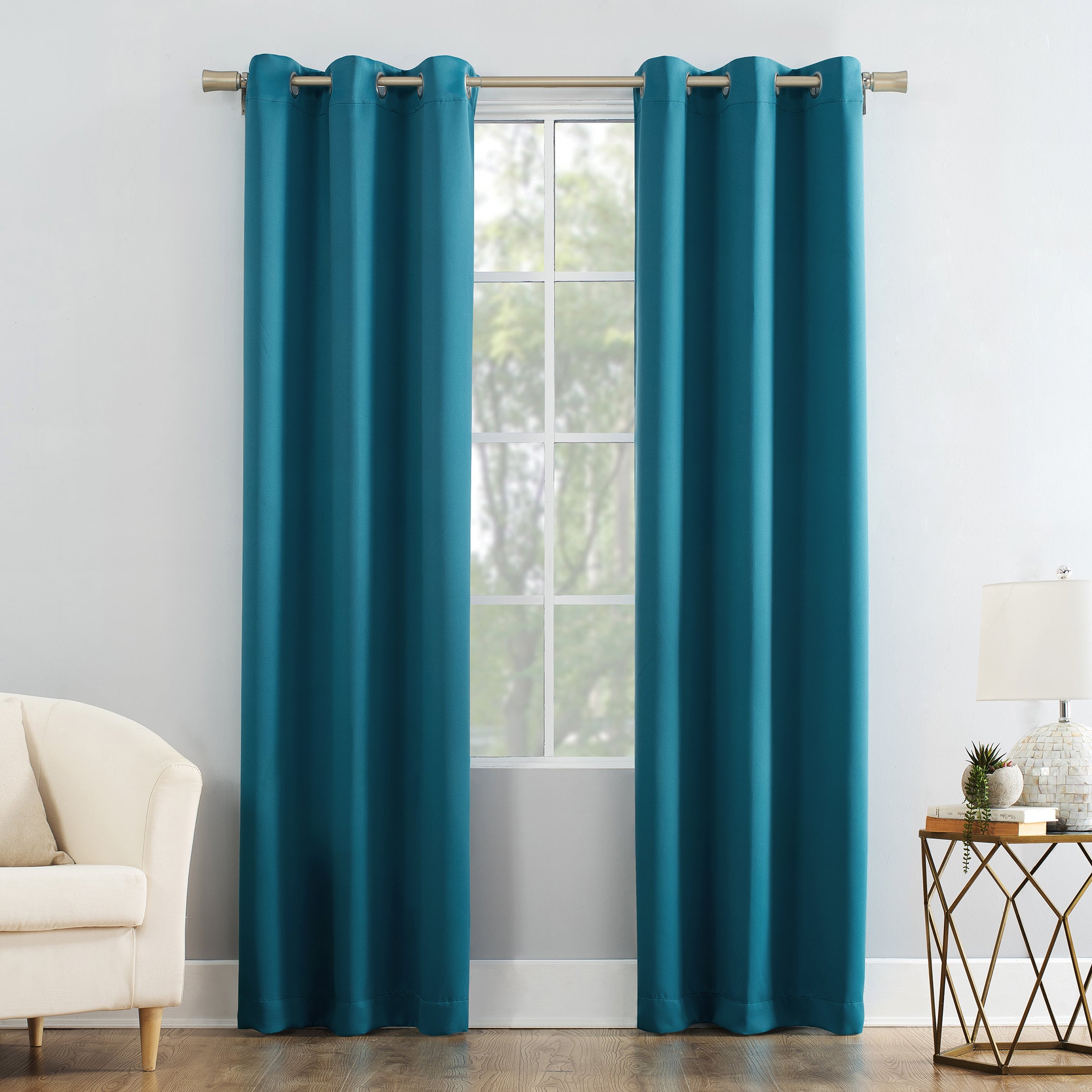 Blackout Energy Efficient Grommet Single Curtain Panel